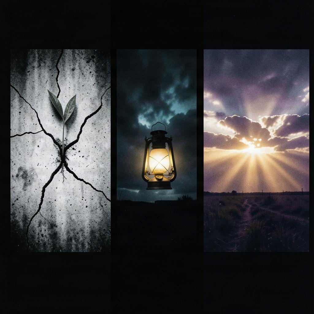 Triptych B - Jah Light Shine